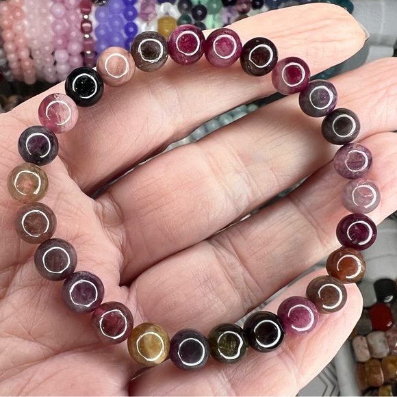 7mm Tourmaline Bracelet 💕 - Picture 2 of 3